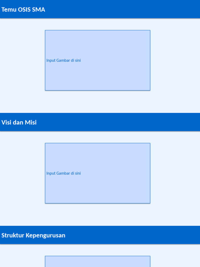 Template Temu OSIS SMA | PDF