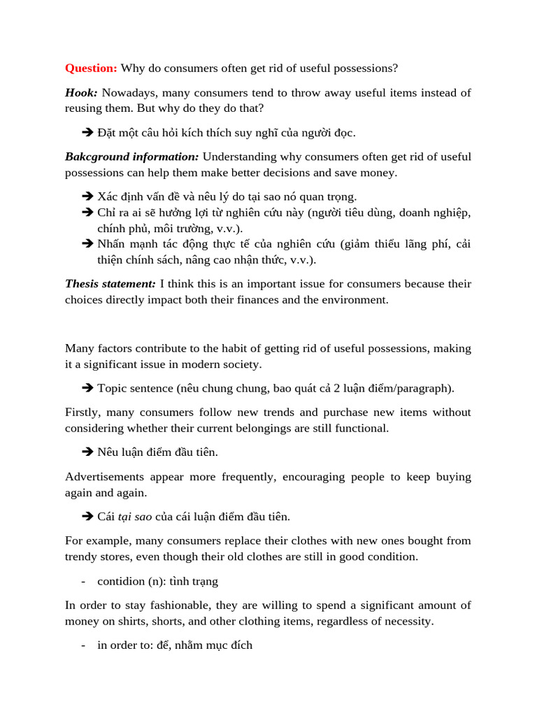 Why Consumers Discard Useful Items | PDF