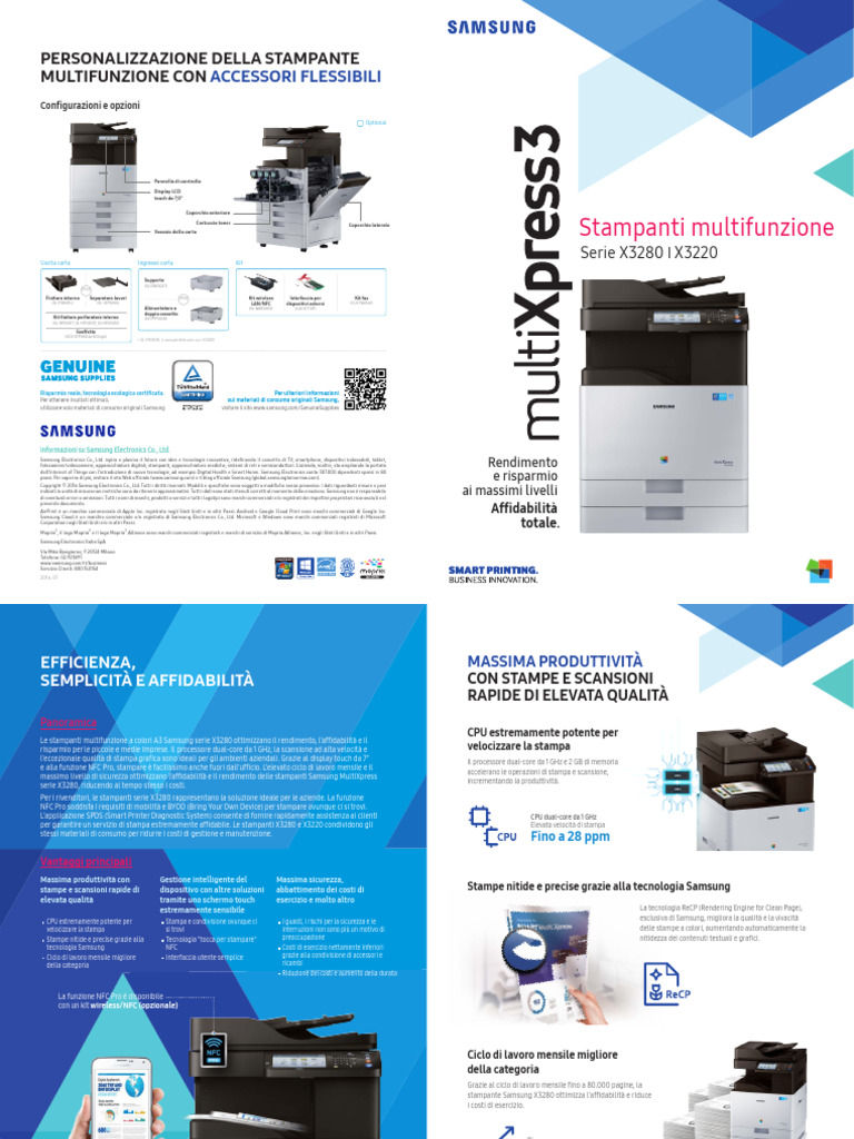 Samsung X3220NR Brochure | PDF