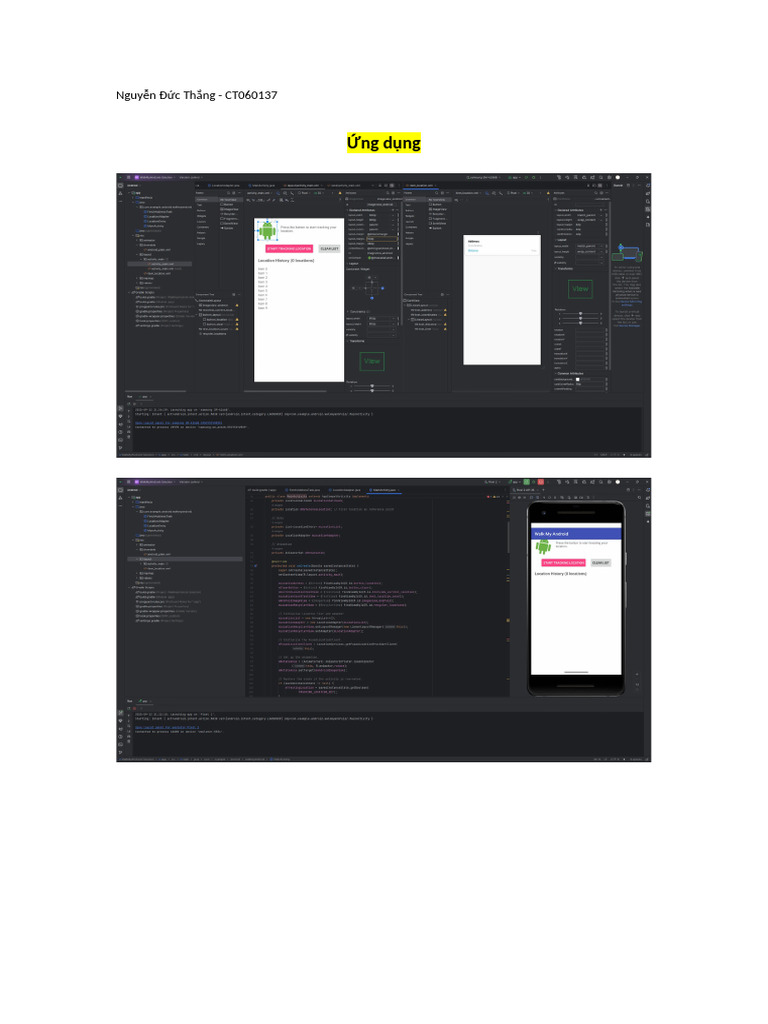 Android Location Tracking App Code | PDF | Computing | Software Engineering