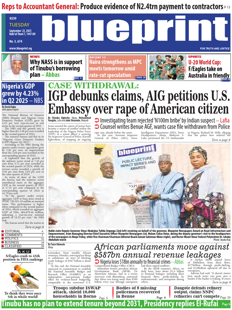 Reps Demand Proof of N2.4trn Contractor Payments | PDF | Nigeria