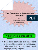 Grammar - Translation Method