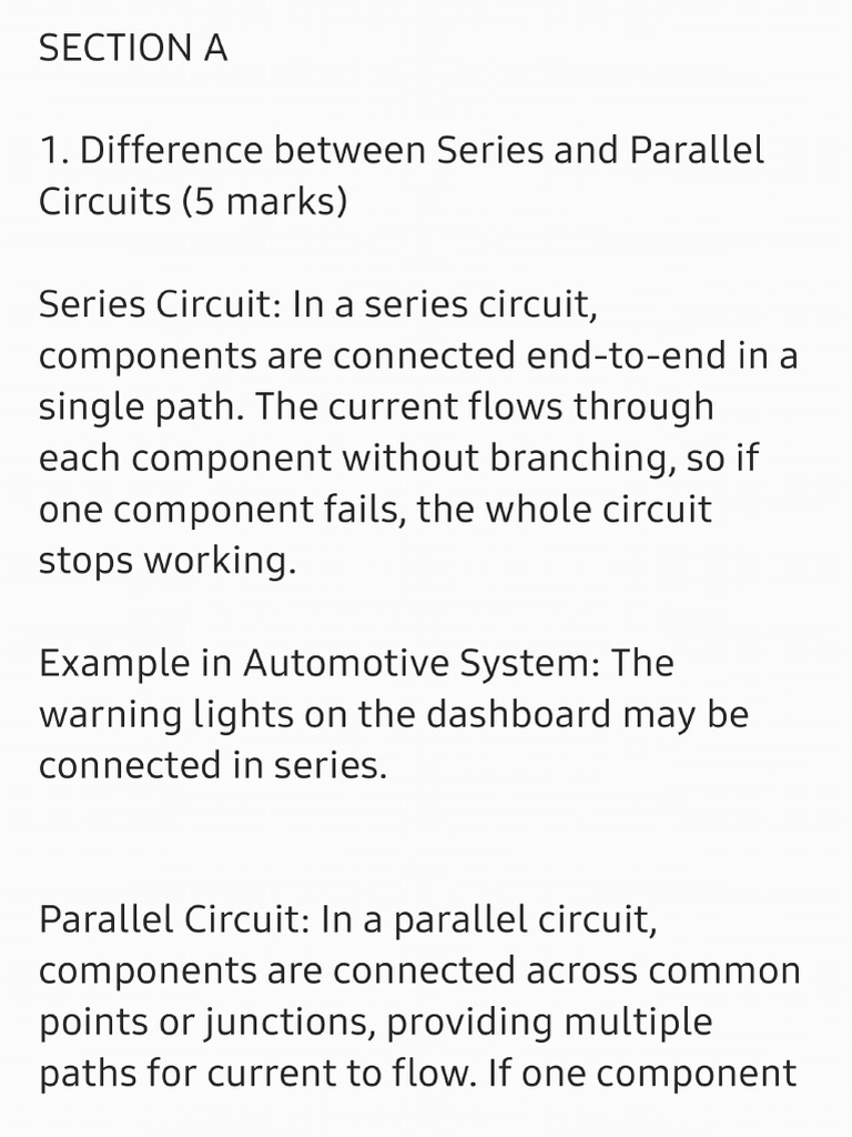 Notes Electrical 1 | PDF