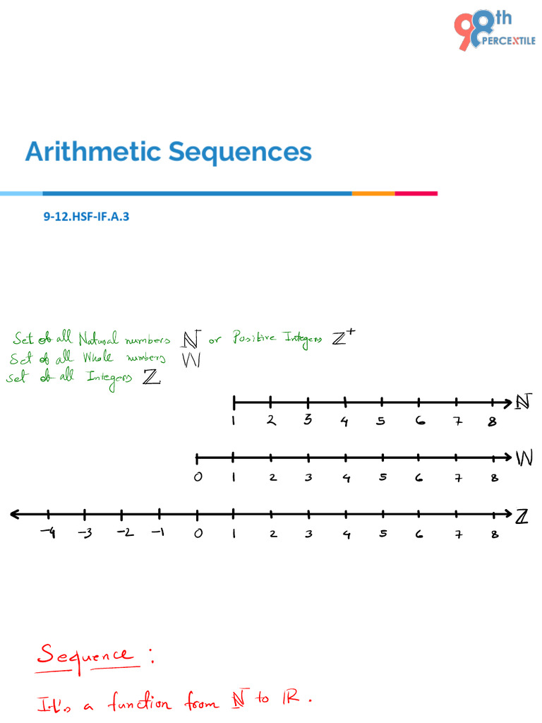 Arithmetic Sequences and Formulas | PDF | Arithmetic | Euclidean Plane ...