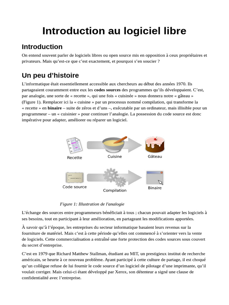 Comprendre le logiciel libre | PDF | Logiciel gratuit | Open source