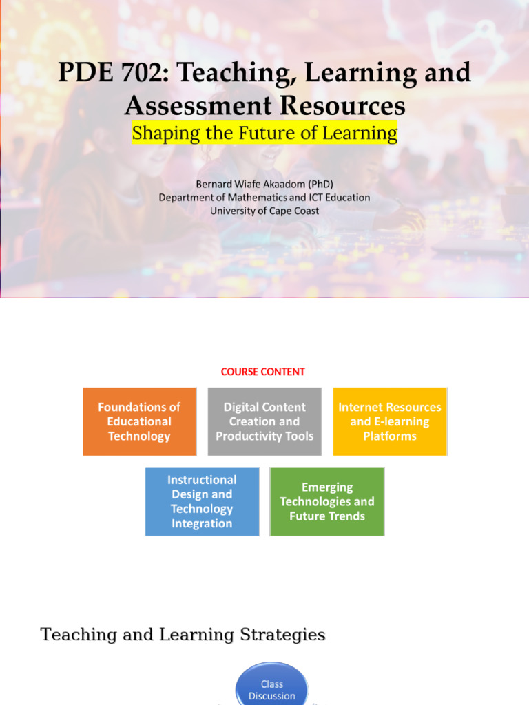 Foundations of Educational Technology | PDF