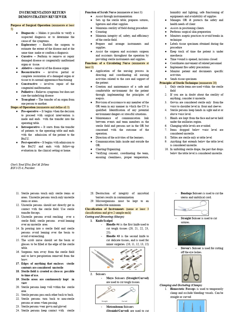 Surgical Operation Overview and Roles | PDF | Medical Specialties ...