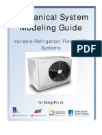 Mechanical System Modeling Guide: Variable Refrigerant Flow (VRF) Systems