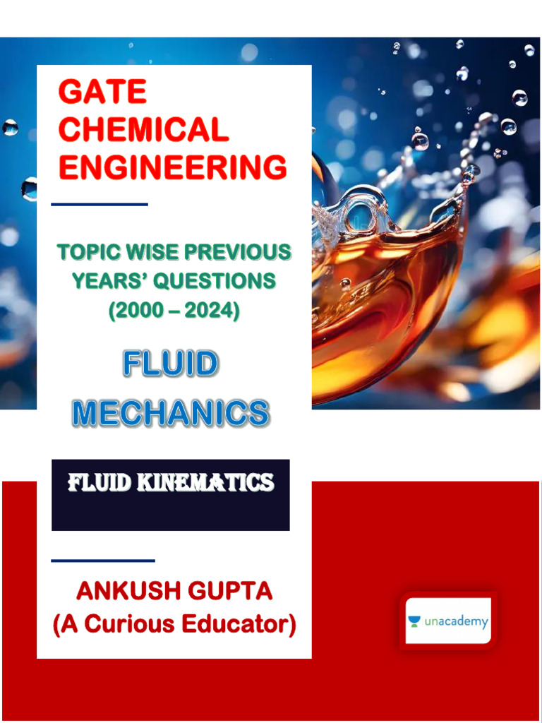 GATE Chemical Engineering Fluid Mechanics Questions | PDF | Fluid ...