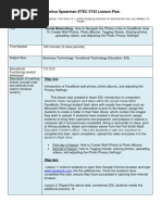 Download Intro to ESL FaceBook Lesson Plan by uarkgradstudent SN92365930 doc pdf
