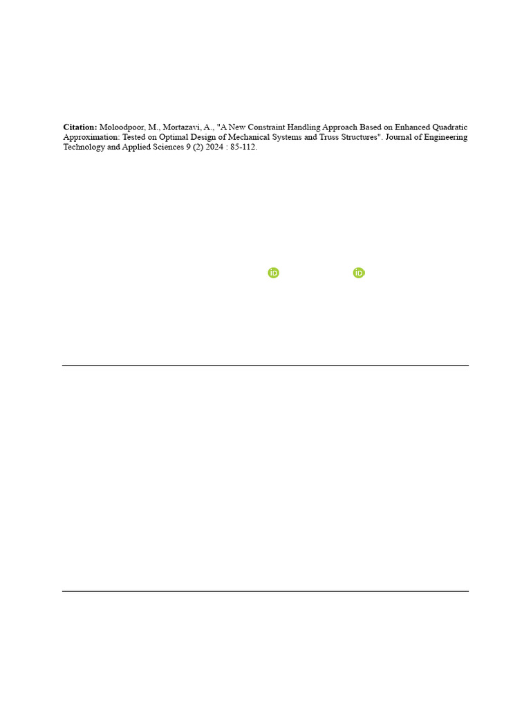 Enhanced Quadratic Approach for Optimization | PDF | Mathematical ...