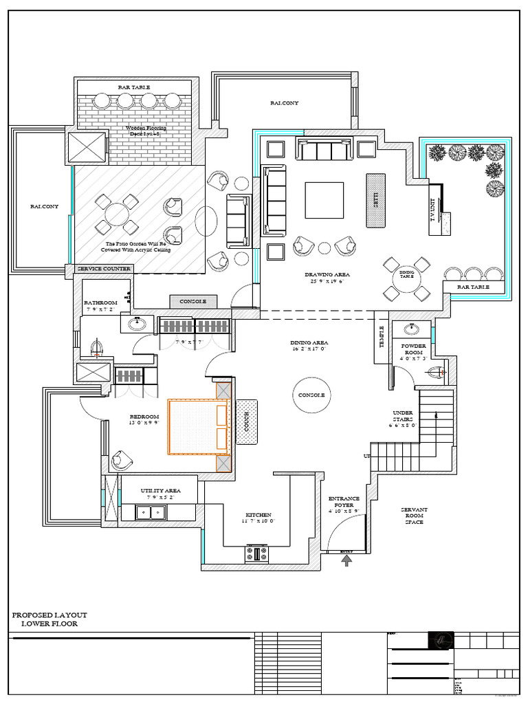 03.indiabulls - Lower Floor Proposed Furniture Layout | PDF | Interior ...