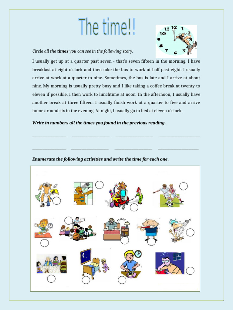 Daily Routine Time Tracking Guide | PDF