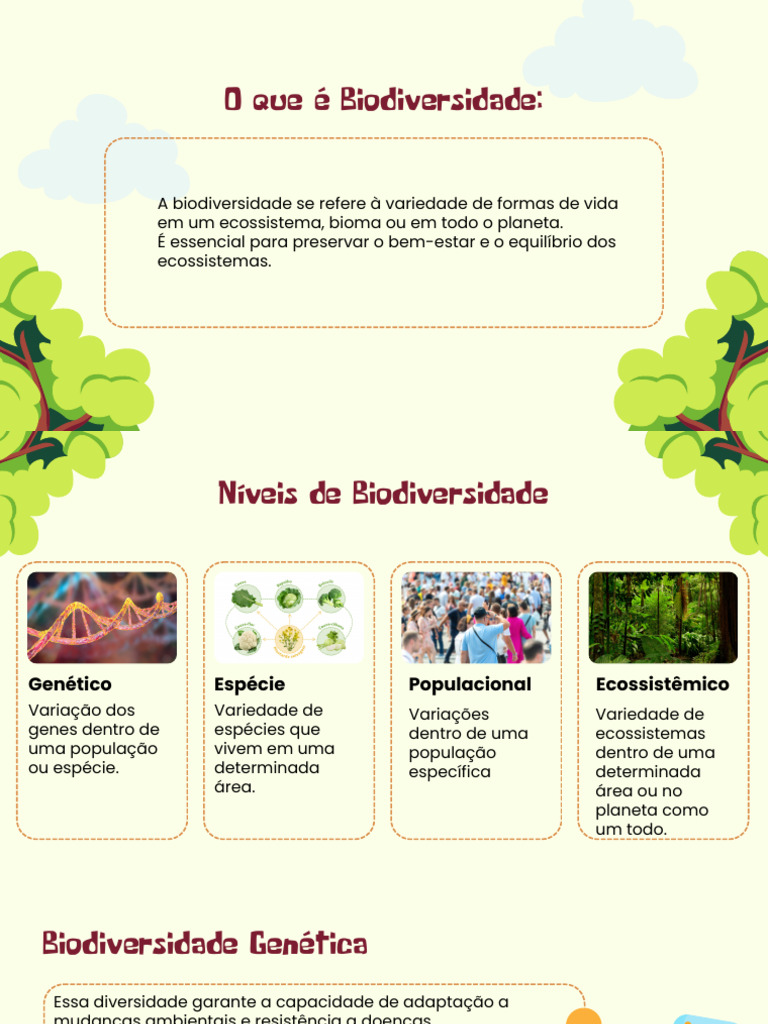 Entendendo os Níveis de Biodiversidade | PDF | Biodiversidade | Ecossistema