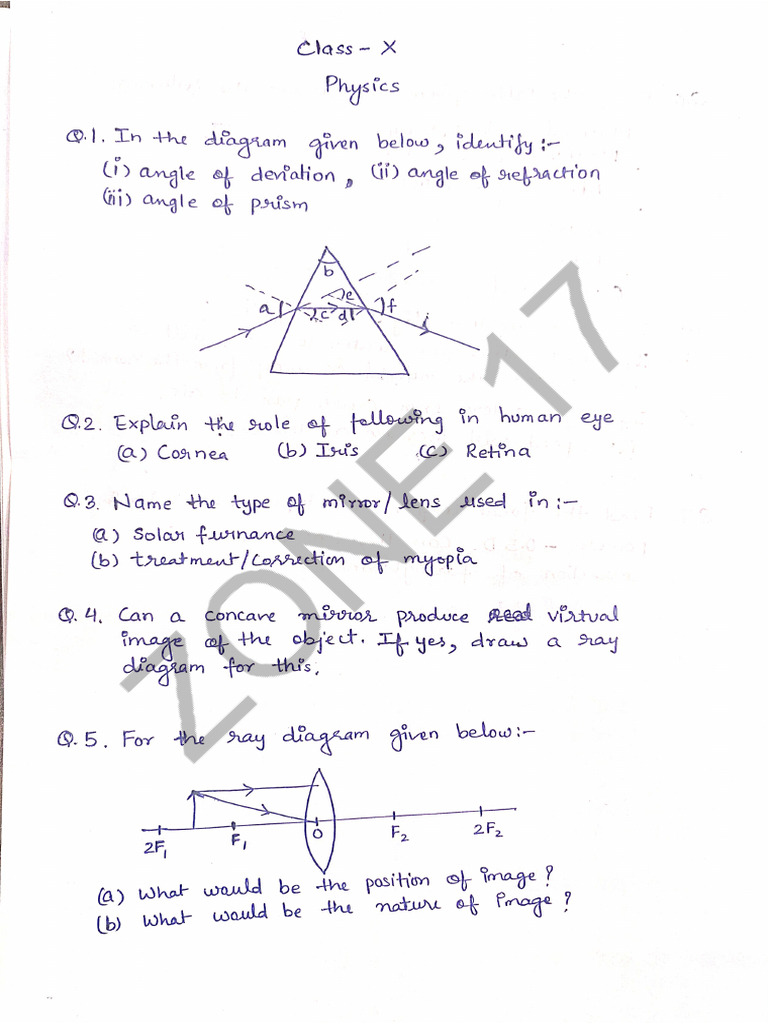 Class X | PDF