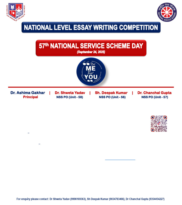 NSS National Level Essay | PDF