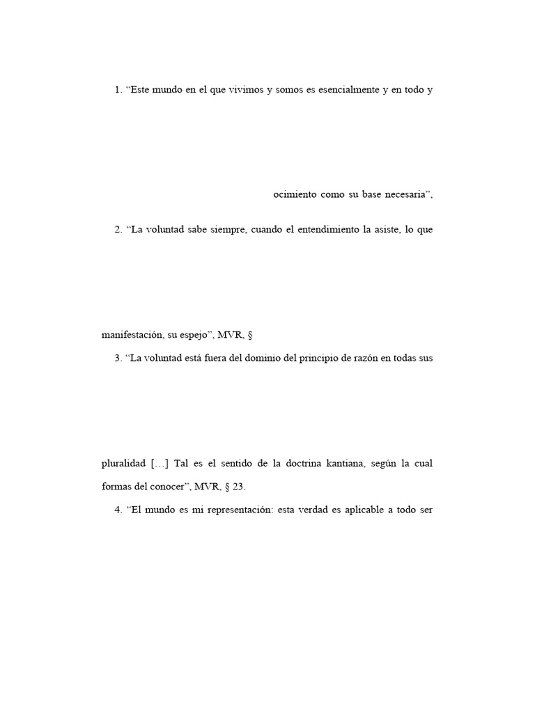Textos De Schopenhauer Pdf Verdad Razón