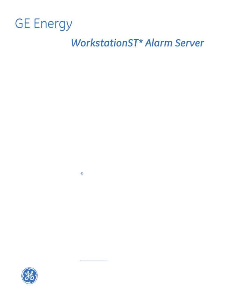 WorkstationST Alarm Server Guide | PDF | Server (Computing) | Computing