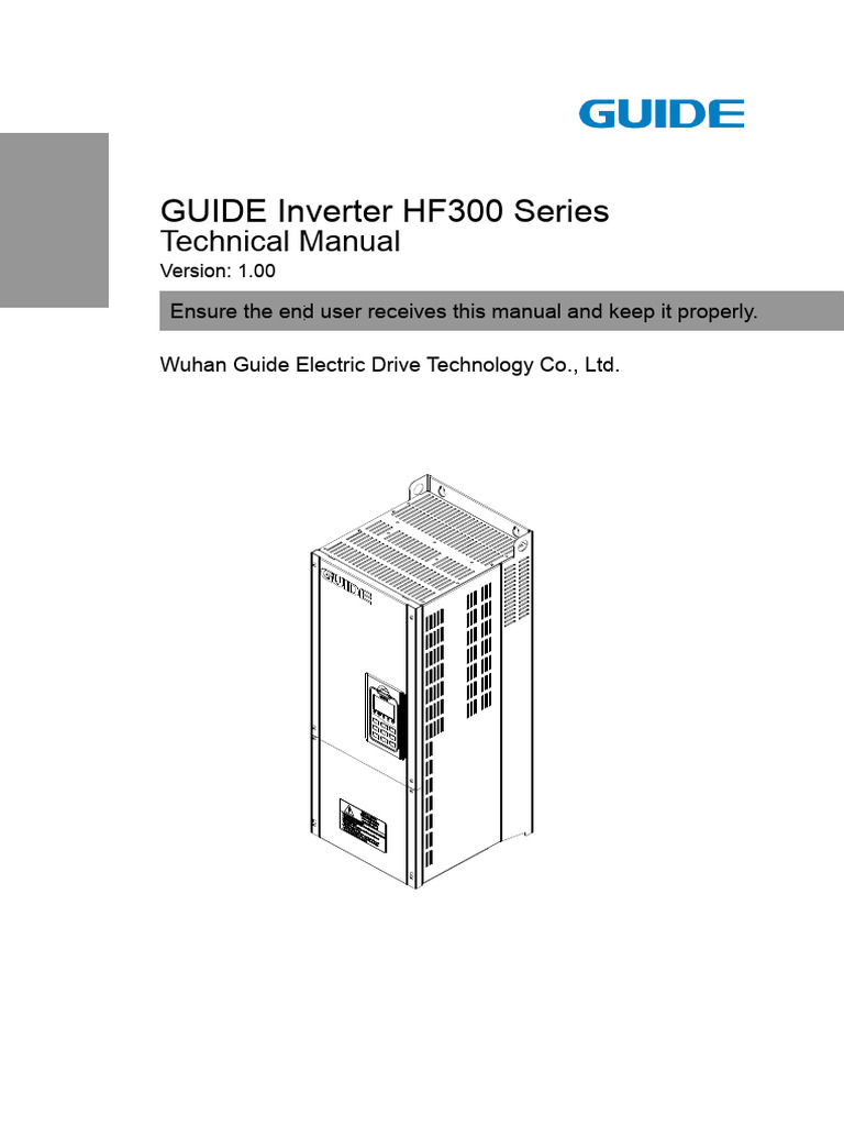 HF300 Series Inverter Manual | PDF | Power Inverter | Electrical ...