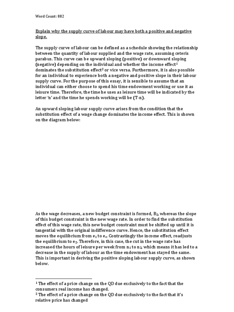 Understanding Labor Supply Curves | PDF | Labour Economics | Supply And ...
