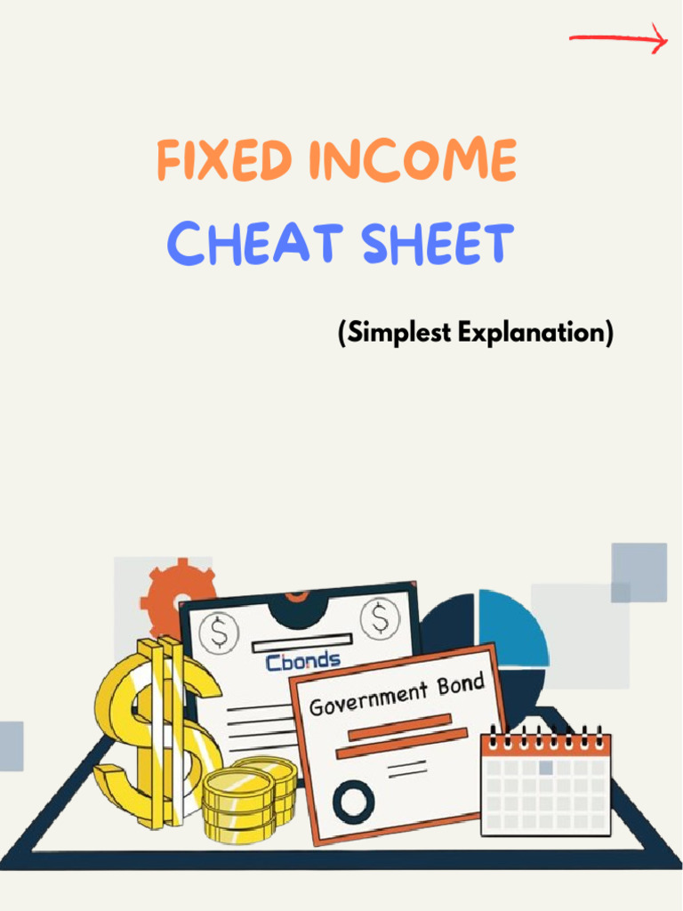 Fixed Income Essentials Cheat Sheet | PDF | Bonds (Finance) | Yield Curve