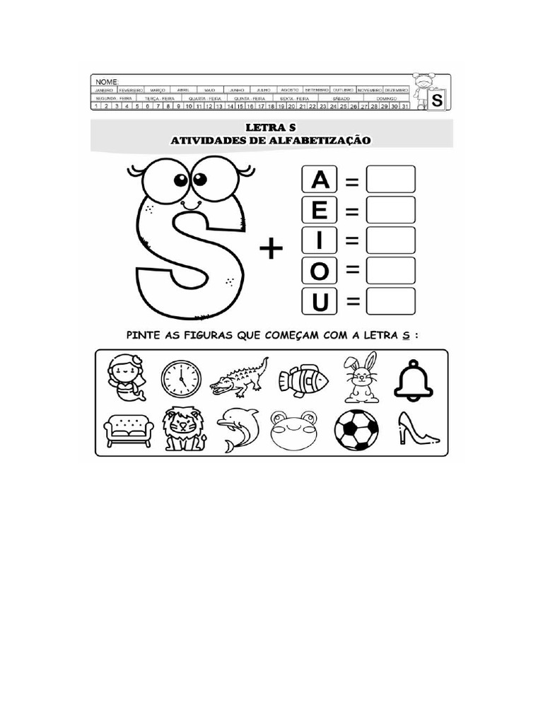 Letra S | PDF