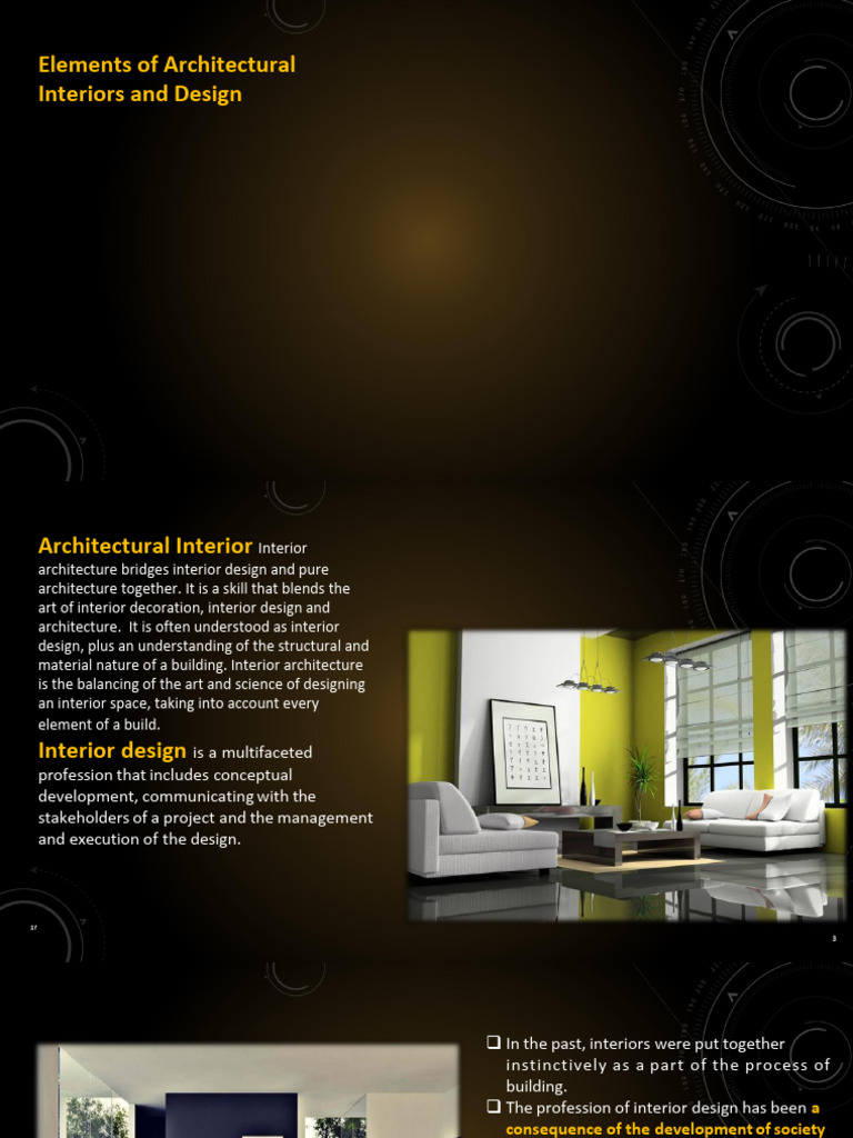 Architectural Interior Design Elements | PDF | Shape | Color