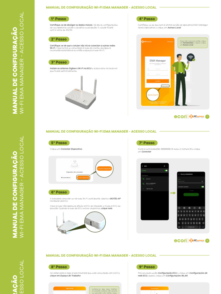 Configuração Wi-Fi para EMA Manager | PDF | Wi-Fi | Roteador (informática)