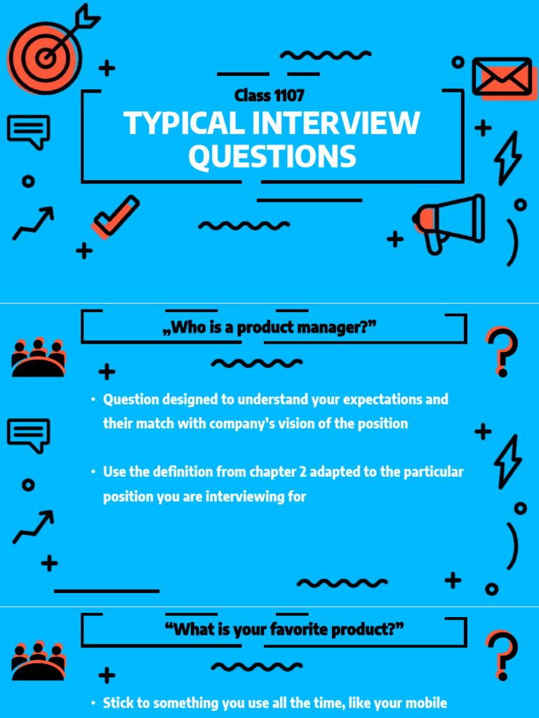 Essential Product Manager Interview Questions | PDF