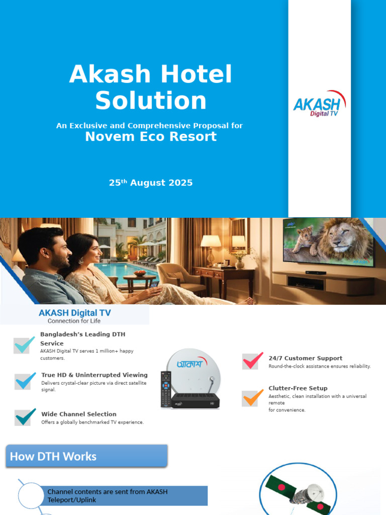 Exclusive Hotel Solution Proposal For Novem Eco Resort | PDF