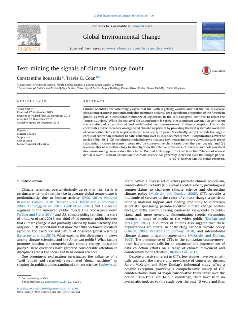 Text Mining The Signals of Climate Change Dou 2016 Global Environmental ...