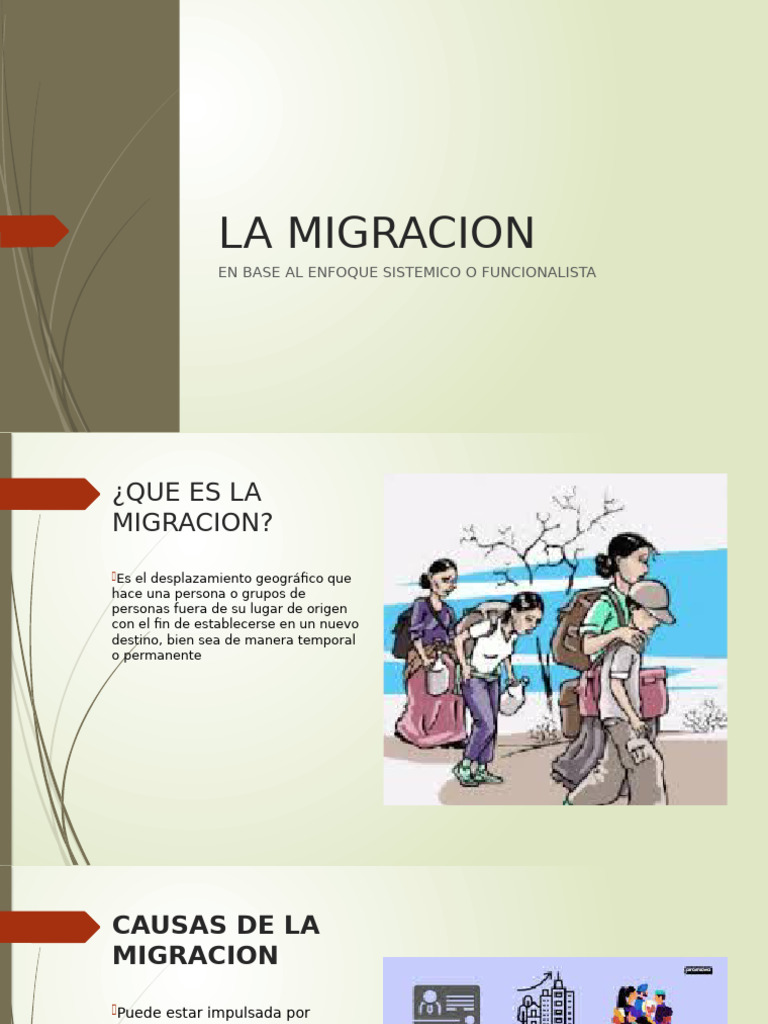 Migración: Causas, Tipos y Efectos | PDF | Migración humana | Pobreza