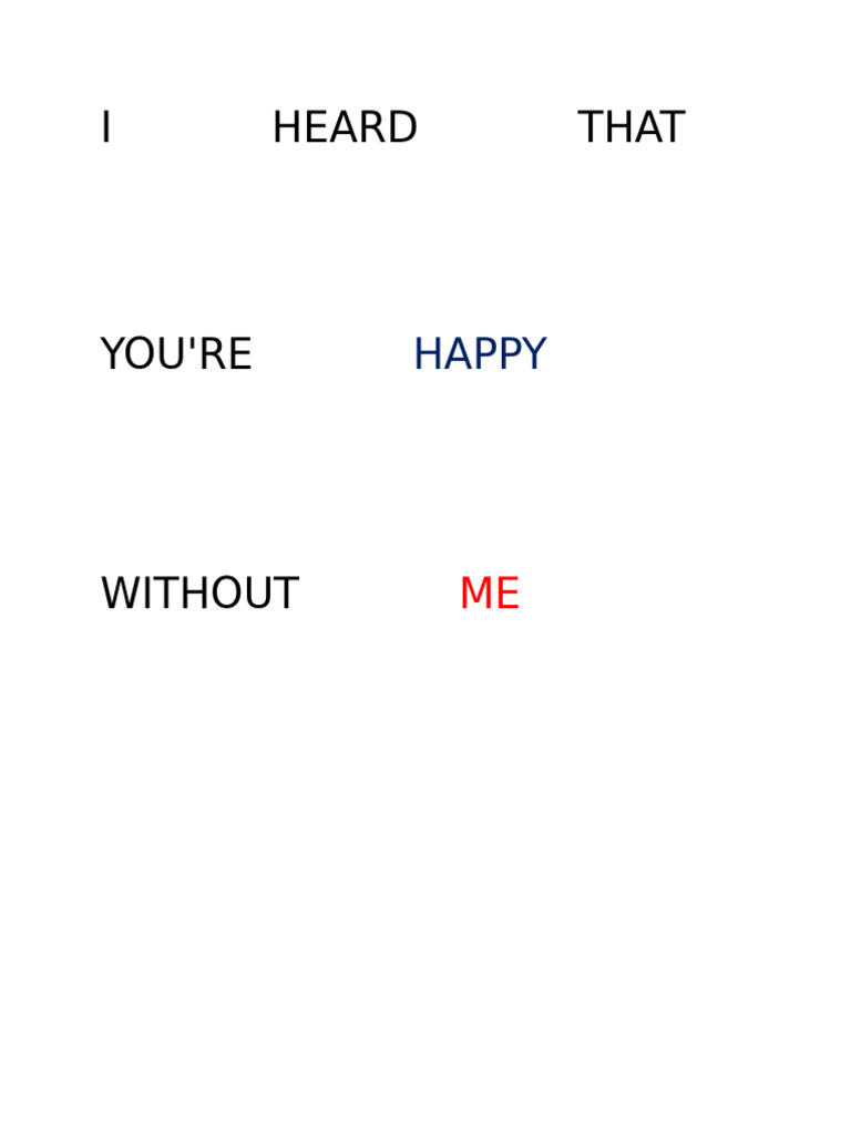 I Heard That You | PDF