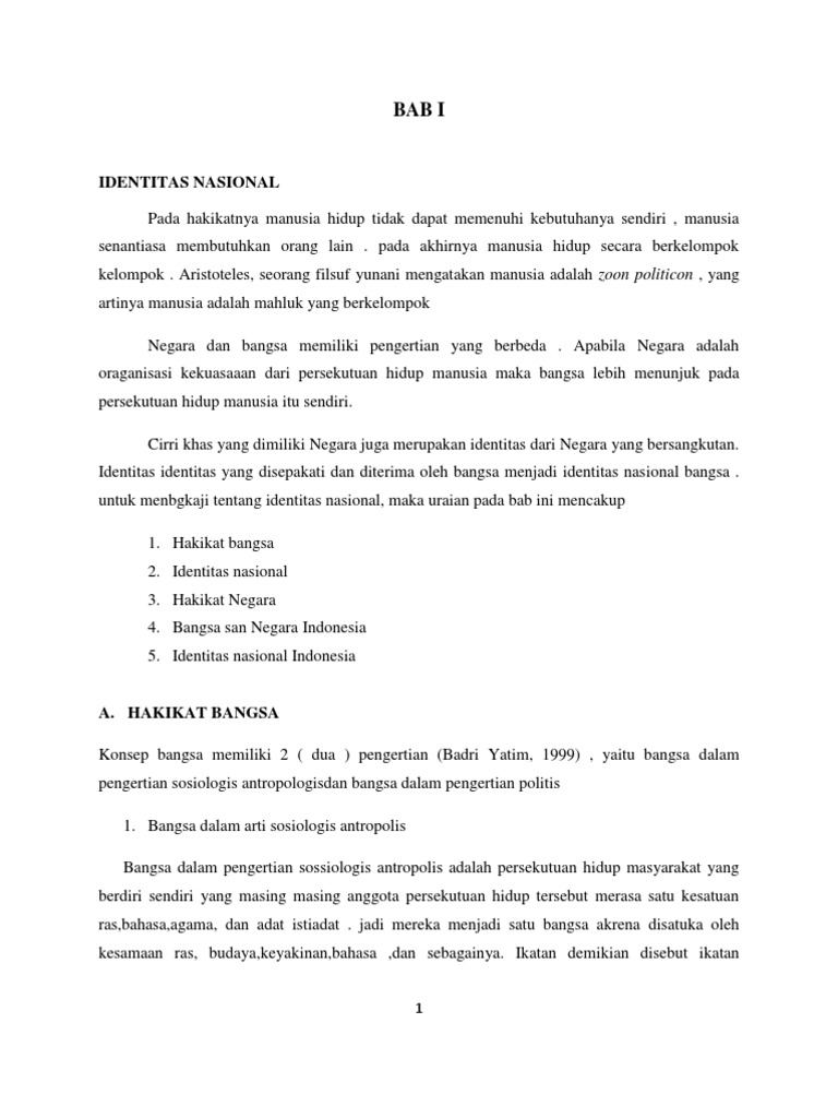 Makalah Identitas Negara