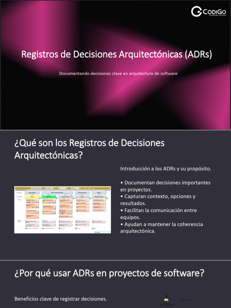 Guía Completa sobre Registros ADRs | PDF | Software | Diseño