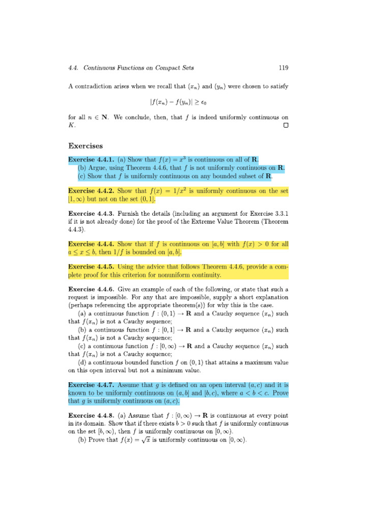 Homework Set 1 (4.4, 4.5) | PDF