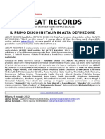 ABEAT RECORDS Pubblica Il PRIMO DISCO IN ITALIA Disponibile Online in ALTA DEFINIZIONE