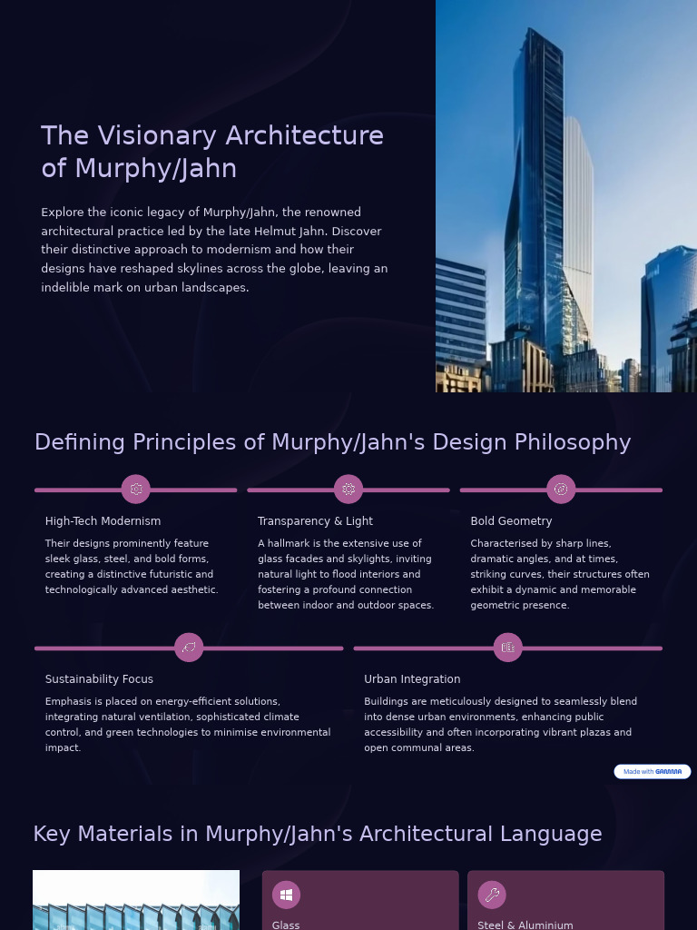 Murphy/Jahn: Iconic Modern Architecture | PDF | Architectural Design ...
