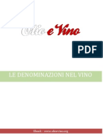 Le Denominazioni Nel Vino