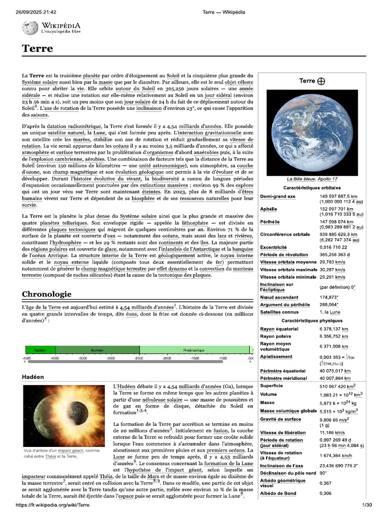 Terre | PDF