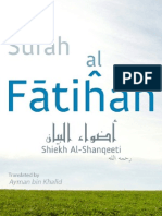 Tafseer of Surah Fatihah - Sheikh Muhammad Al-Ameen Al-Shinqeetee