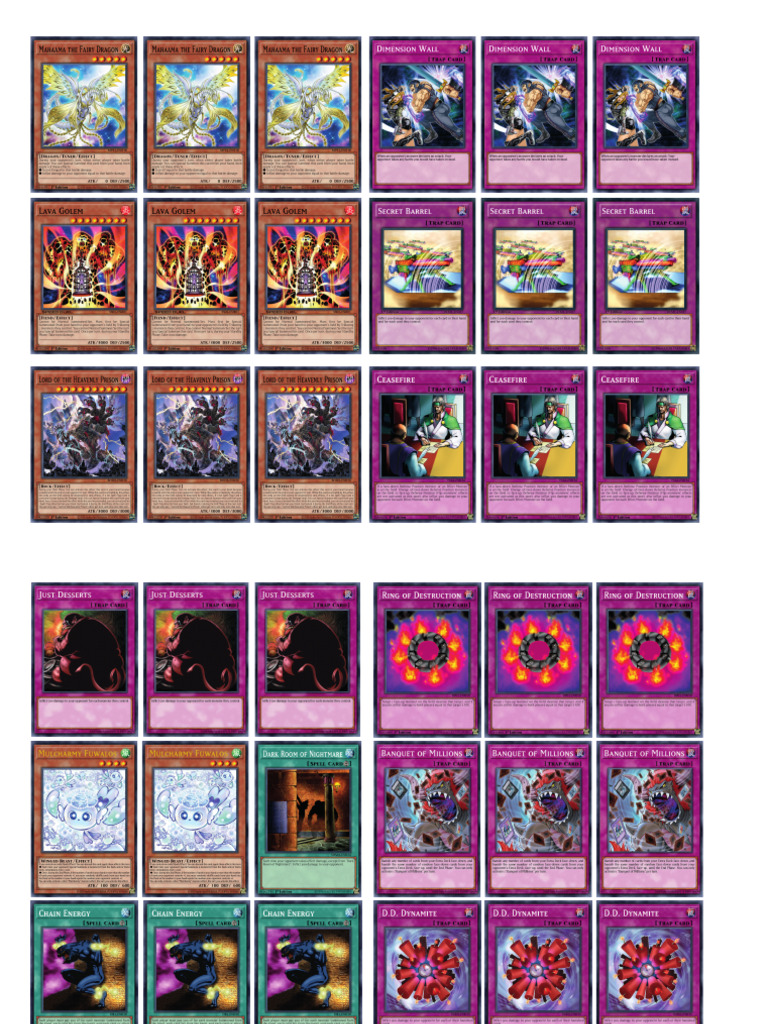 Yugioh Burn Deck | PDF