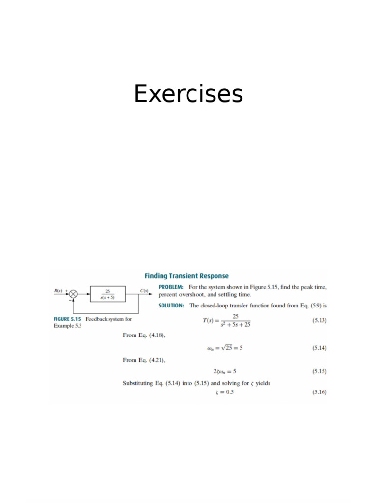 Exercises Control Final | PDF