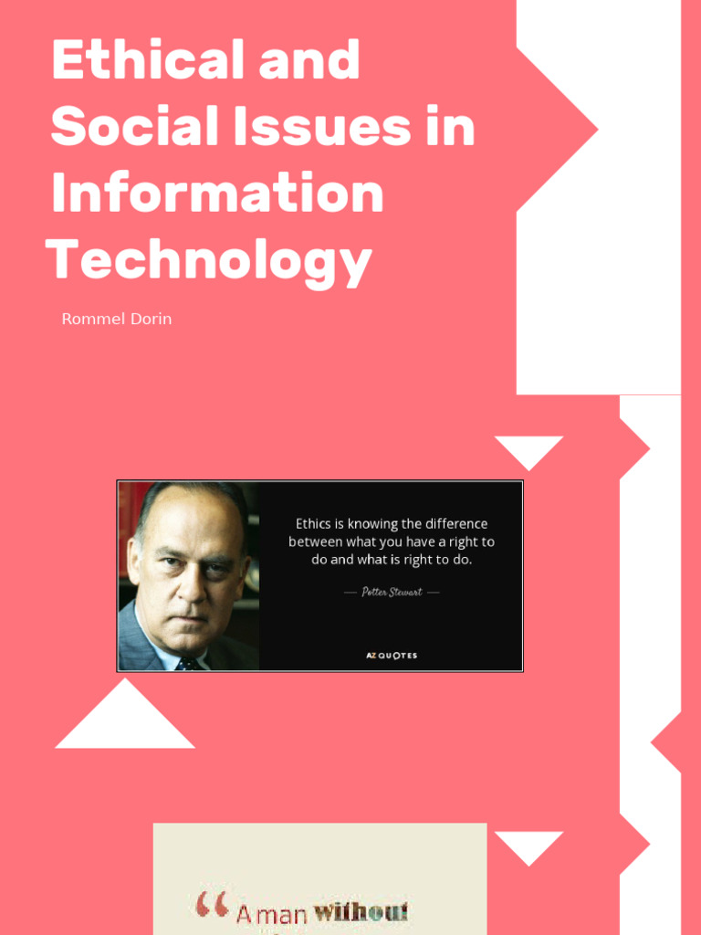 Ethical Issues in Information Technology | PDF | Morality | Reason