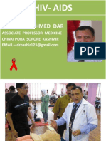 HIV-AIDS by Dr Bashir Associate Professor Medicine Sopore Kashmir