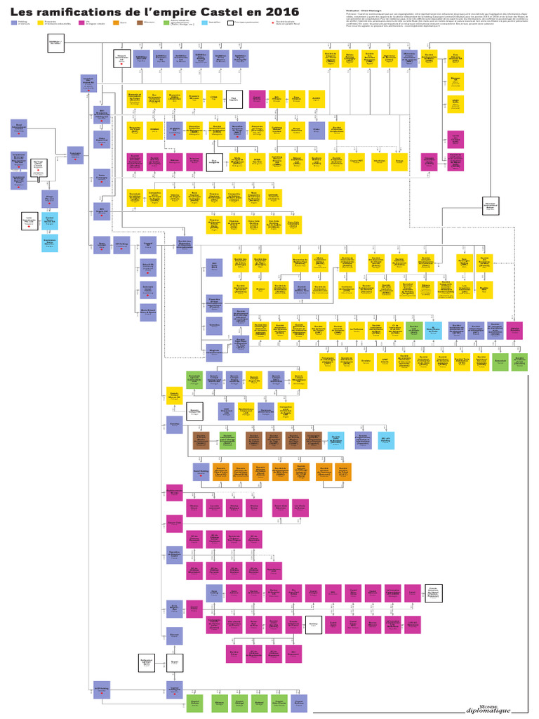 Organigramme du groupe Castel en 2016 | PDF | Vins | Raisin
