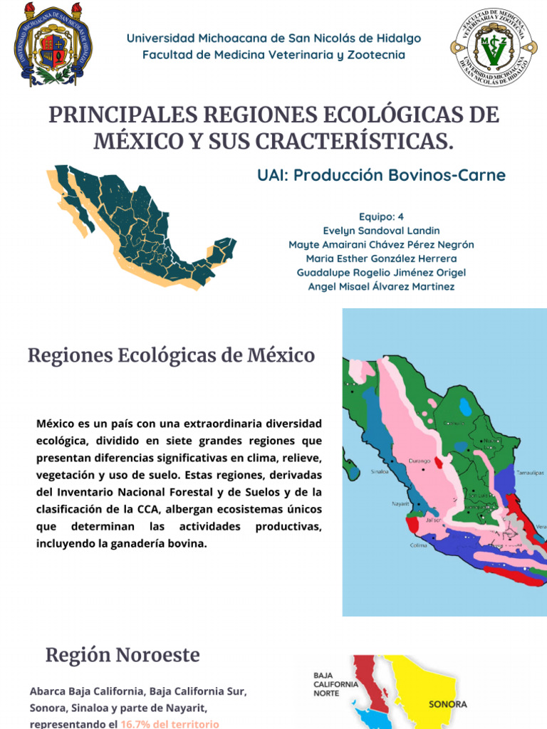 Regiones Ecologicas de Mexico PDF | PDF