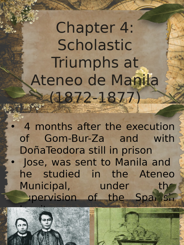 Rizal's Academic Journey at Ateneo | PDF | Manila