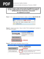 Passo a Passo Para Digitalizar Lexmark 646