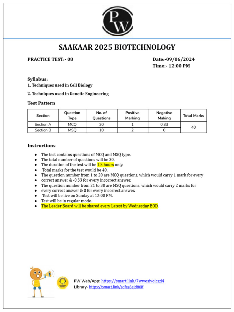 Practice Test 08 Test Syllabus PDF Only66634f43d1966c00188a88fa | PDF